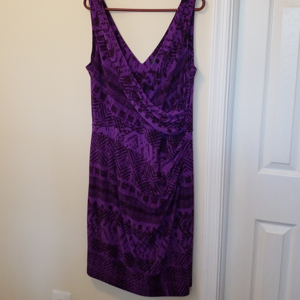 Purple party dress